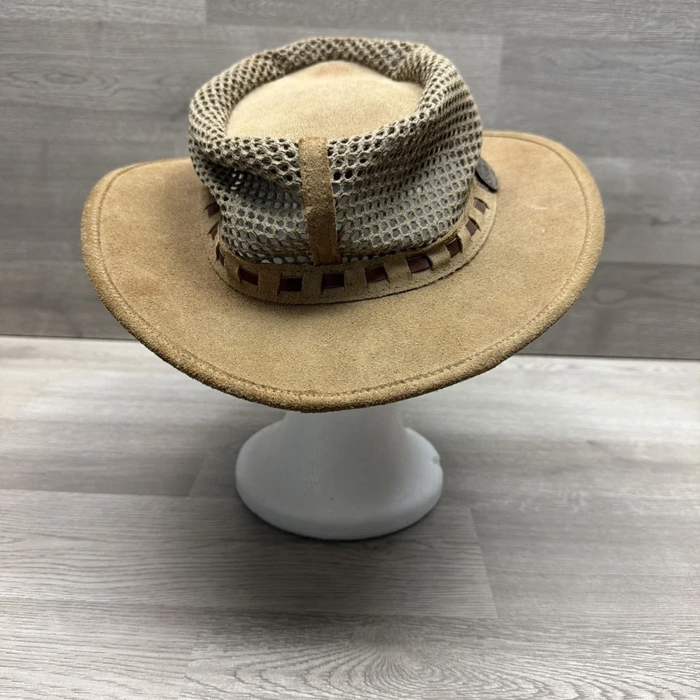 SELKE ROGUE‎ The Original Handcrafted Hat Outdoor Leather Gear Breezy Safari L